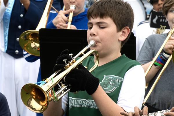 South River Feeder Elementary, Middle and High School Combined Band Performing